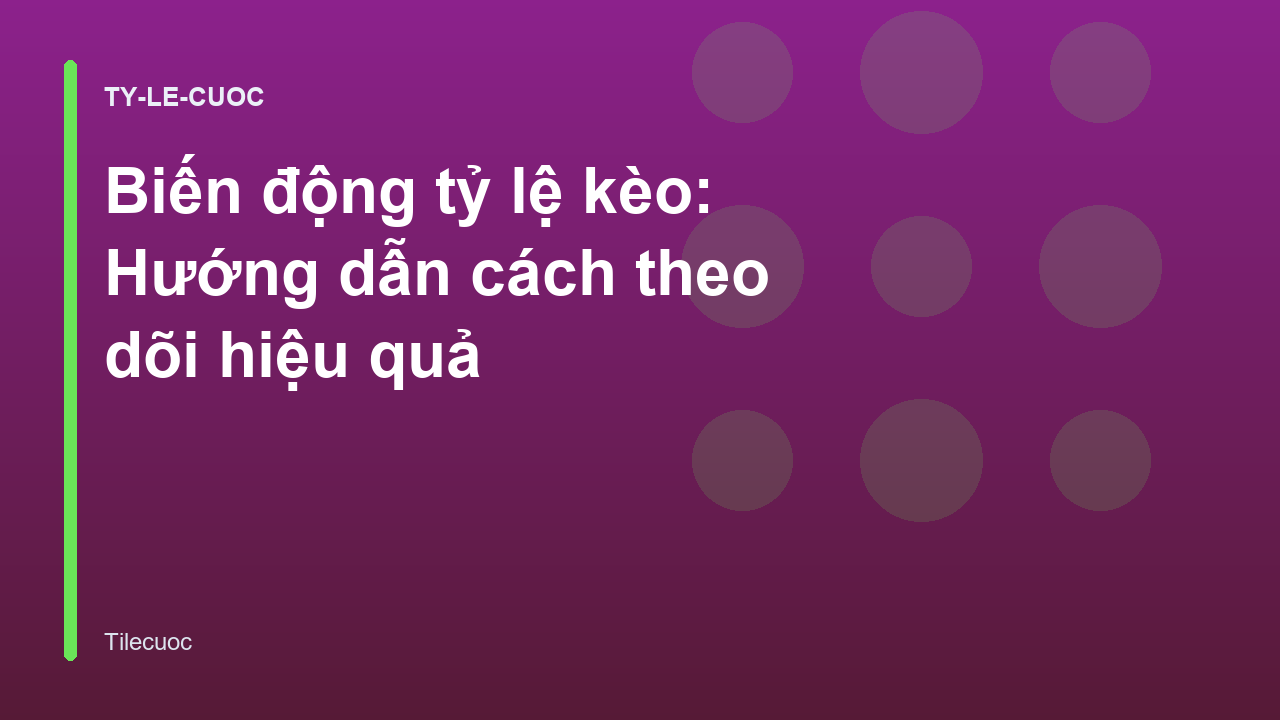 Read more about the article Biến động tỷ lệ kèo: Hướng dẫn cách theo dõi hiệu quả