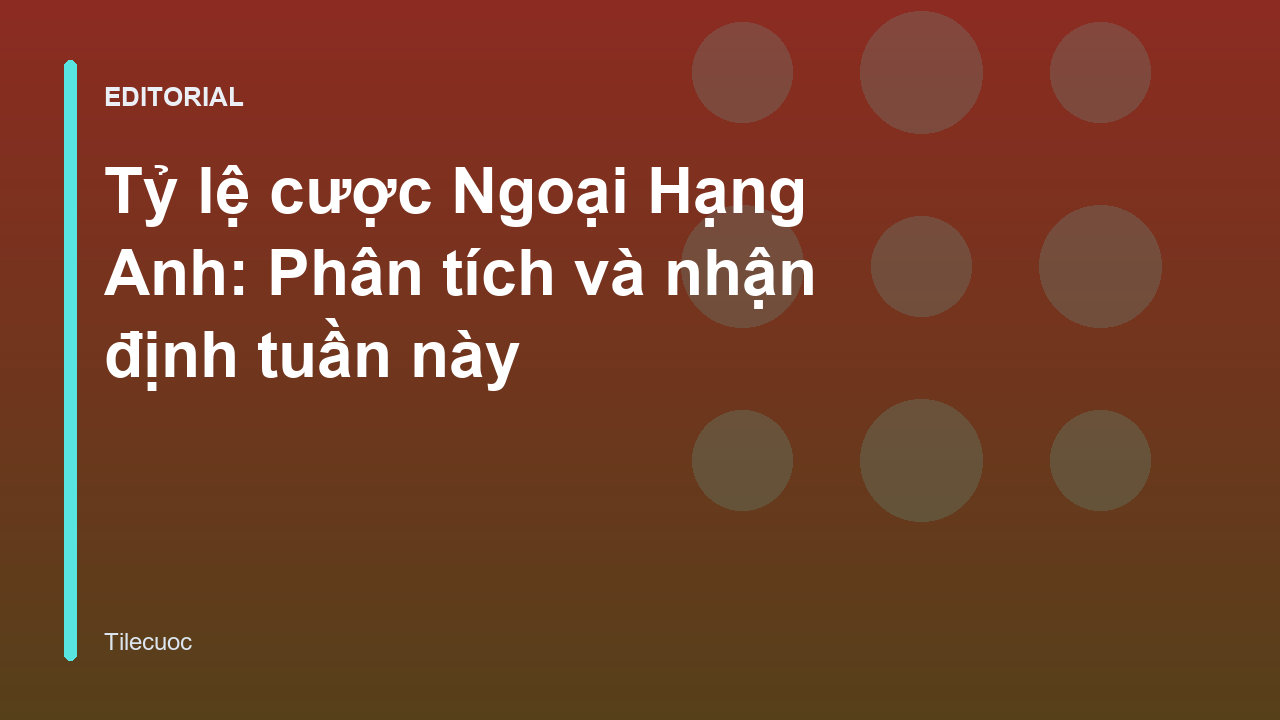 Bảng tỷ lệ cược Ngoại Hạng Anh trên màn hình máy tính